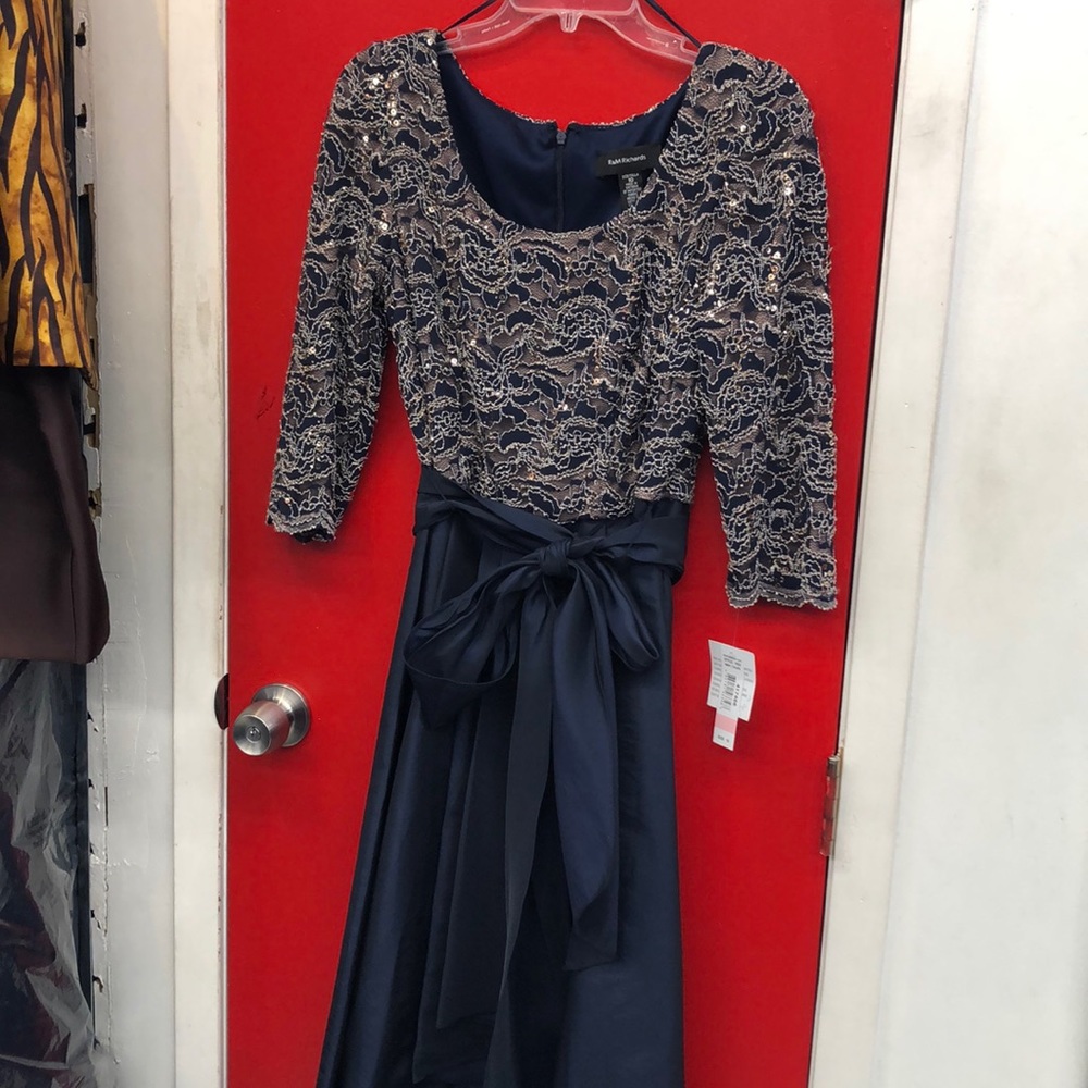 Navy dress half sequence